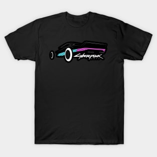 Car lights - Cyberpunk T-Shirt